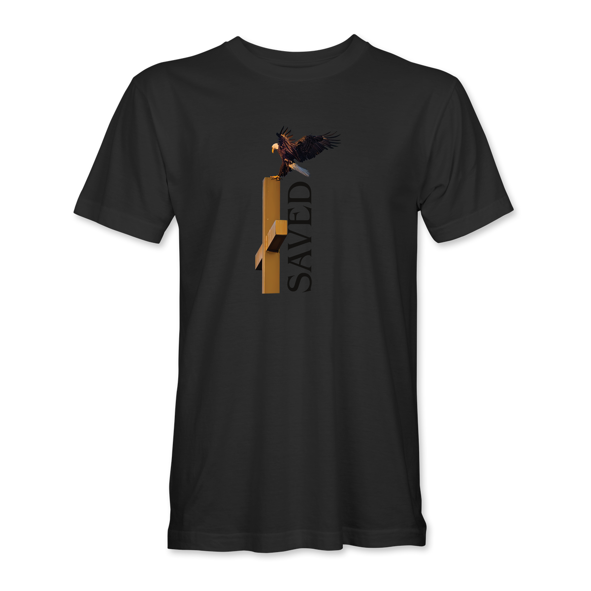 Eagle On Cross Tee