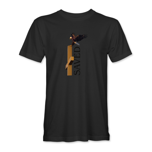 Eagle On Cross Tee