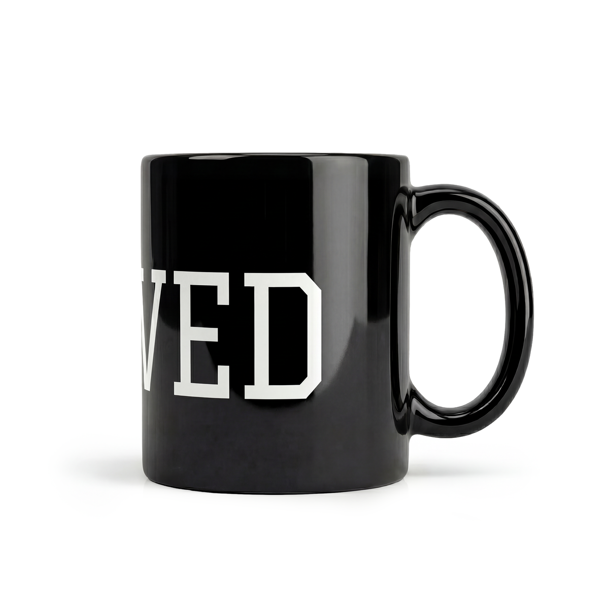 Black Glossy Mug
