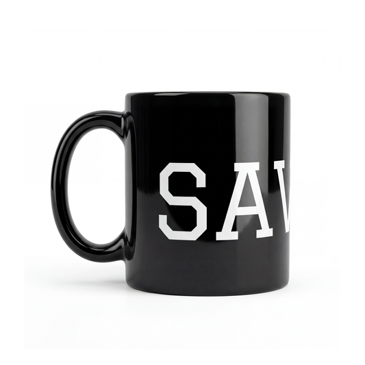 Black Glossy Mug